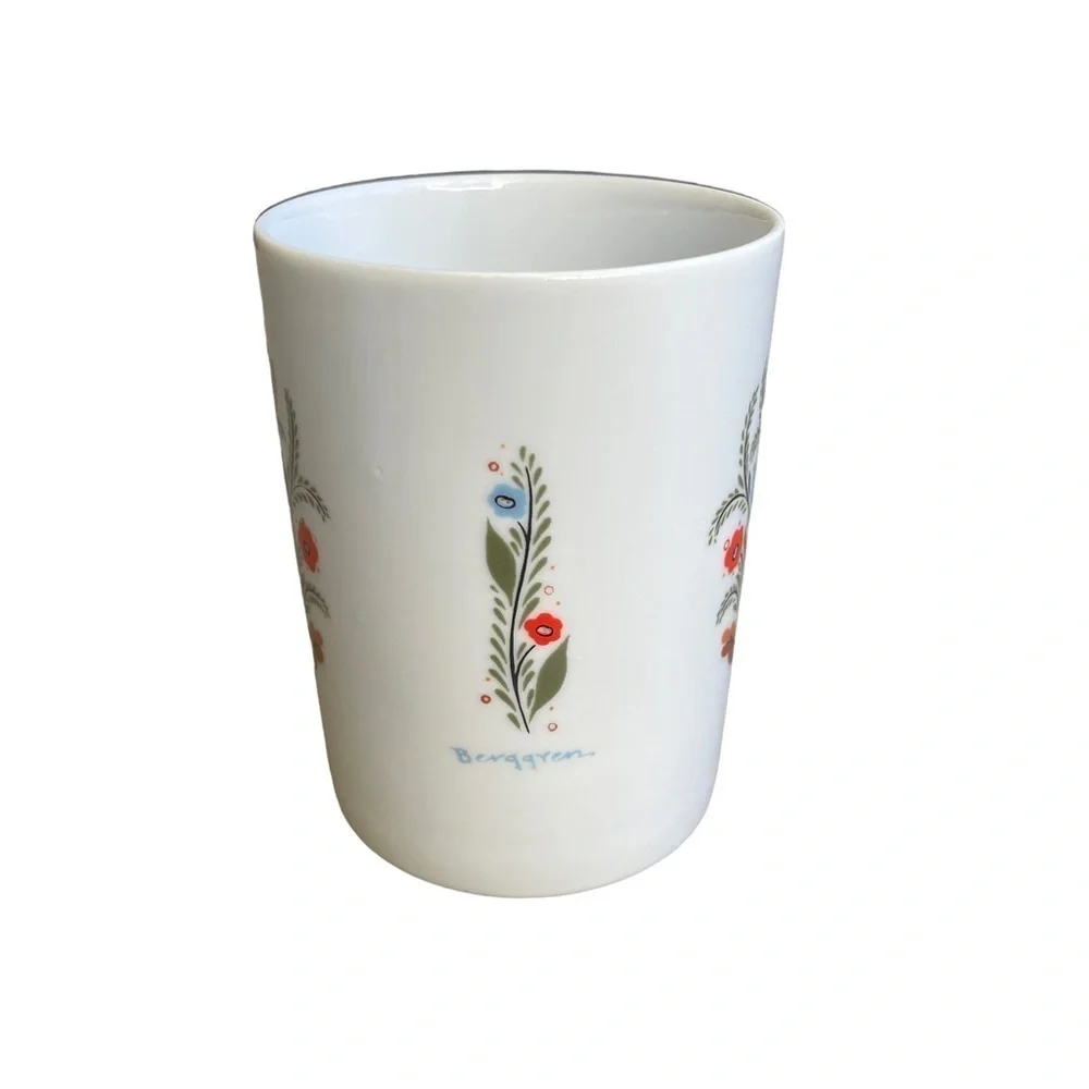 Berggreen Coffee Mug Scandinavian Cup Swedish Folk Art